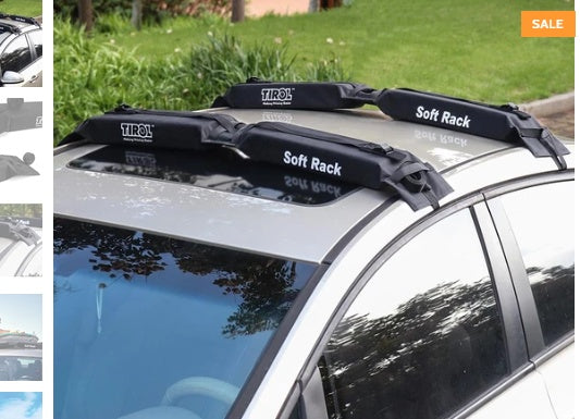 Soporte portaequipajes para techo sin barras