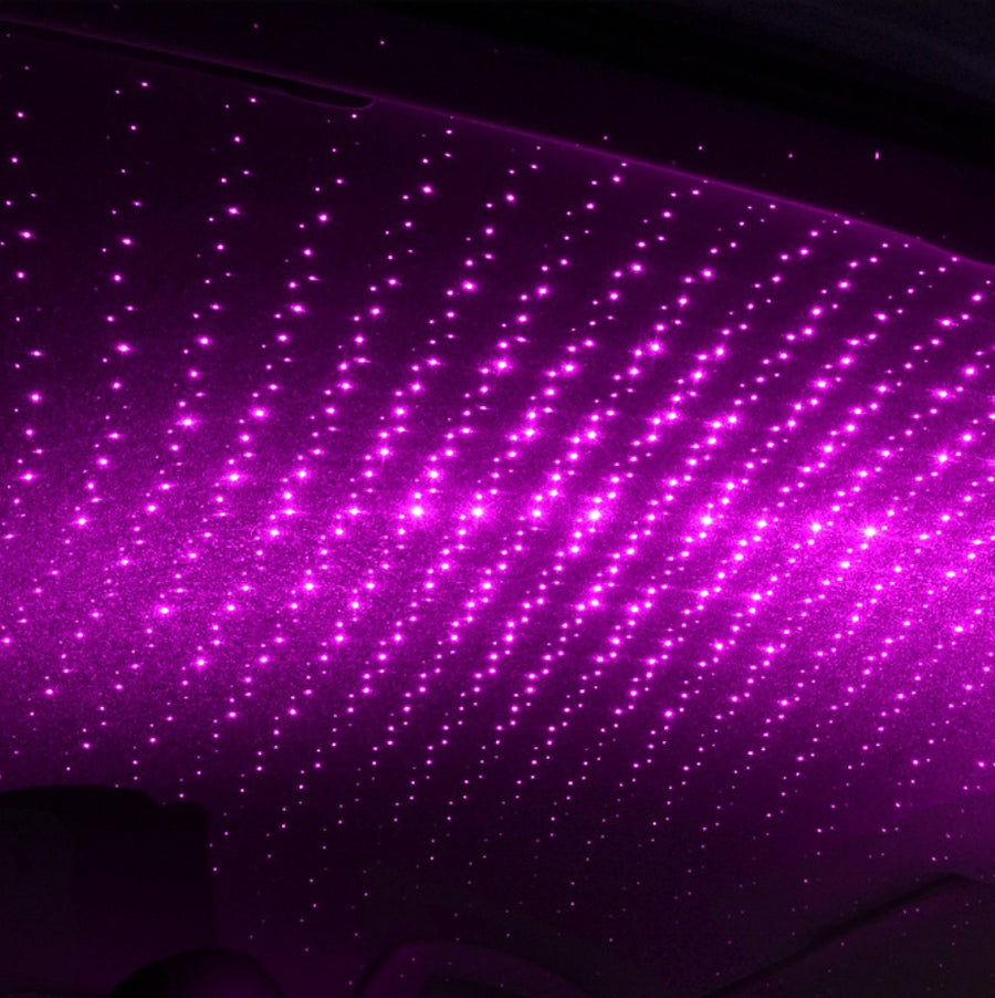 Luz láser USB efecto cielo estrellado para coche