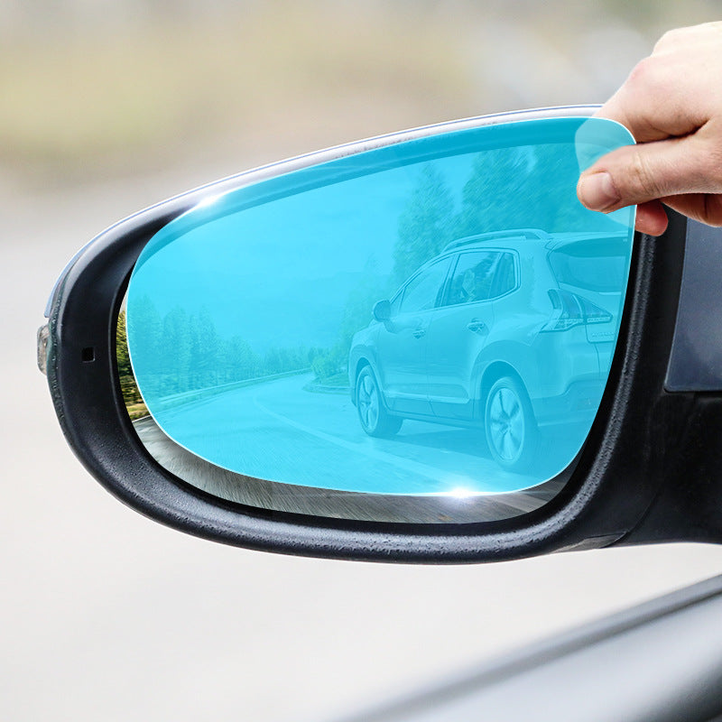 Película antilluvia para retrovisores de coche