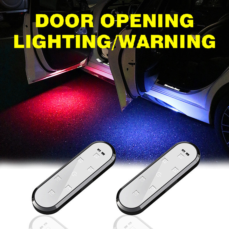 Luces LED de advertencia para puertas del coche